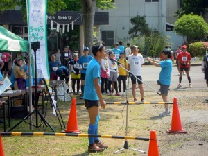 大会会場での挨拶など