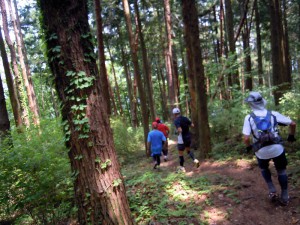 下りで駆け下っていく、加速していく